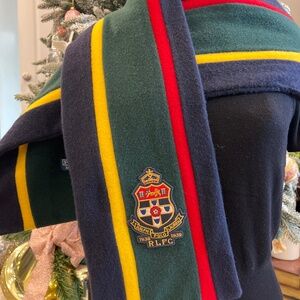 Vintage Polo Ralph Lauren Crest Stripe Scarf